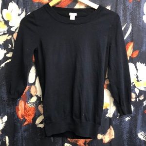 Navy cotton J. Crew tippi sweater